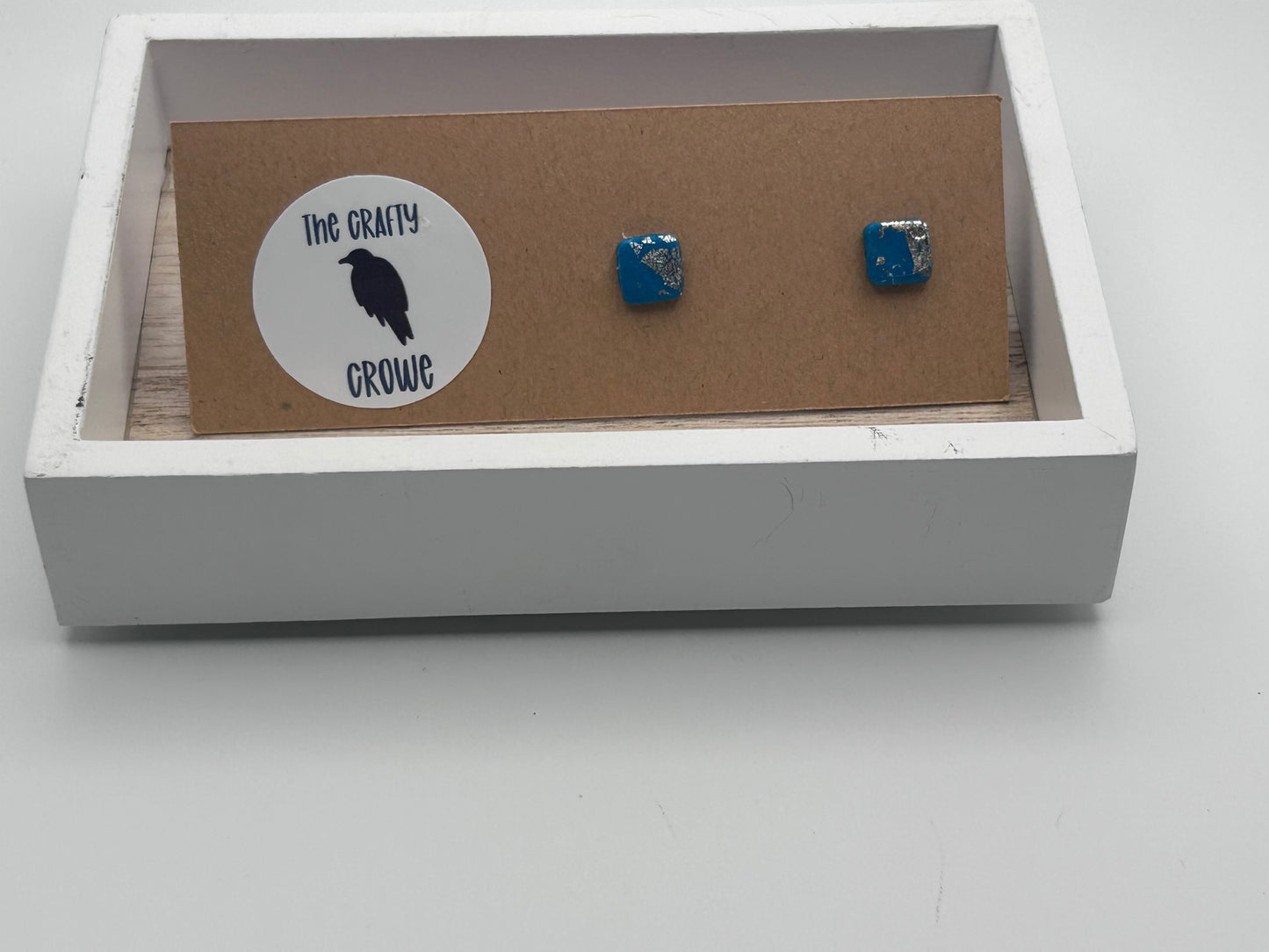 Turquoise Square Studs