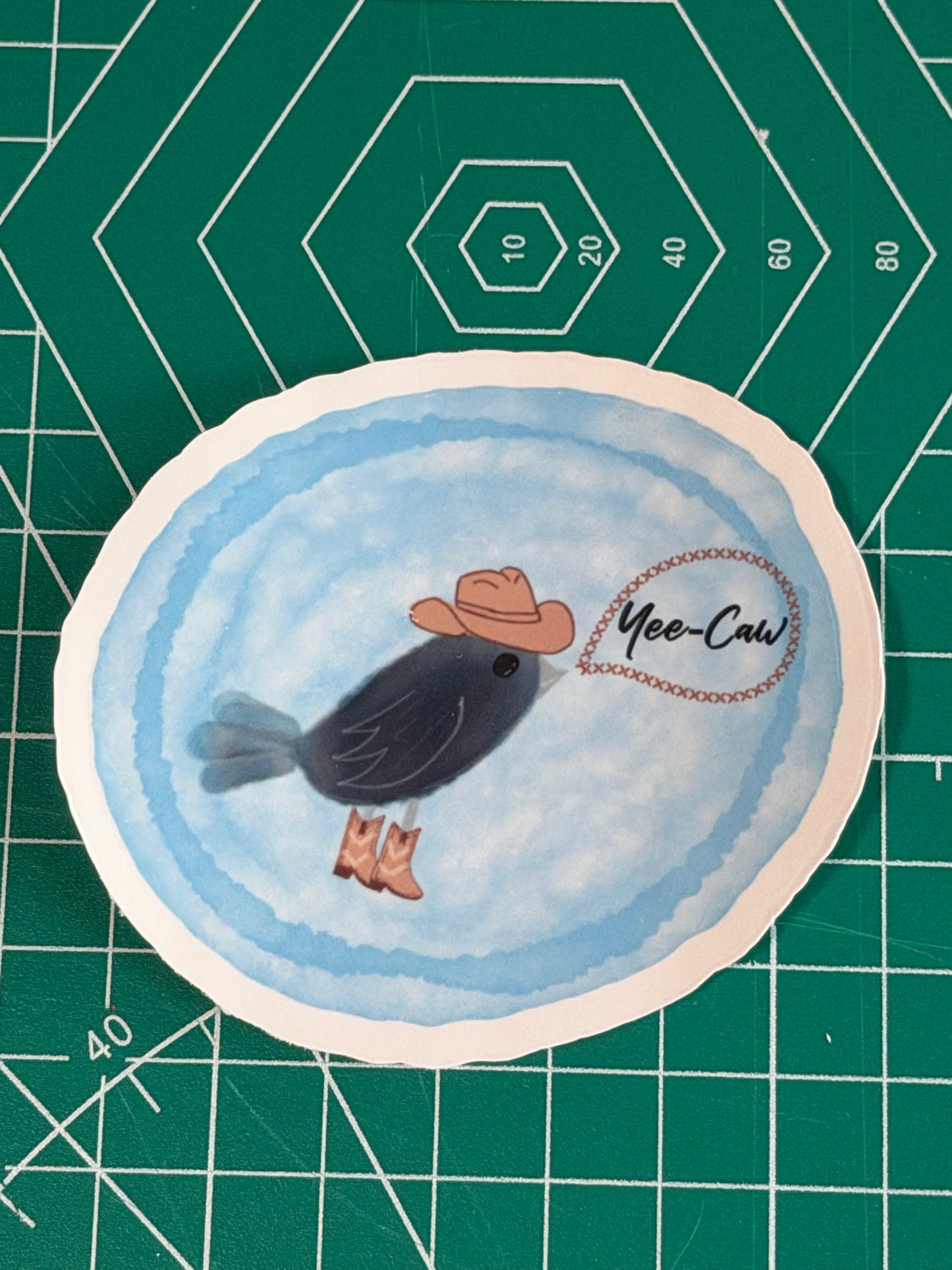 Yee-Caw 3-inch Vinyl Sticker