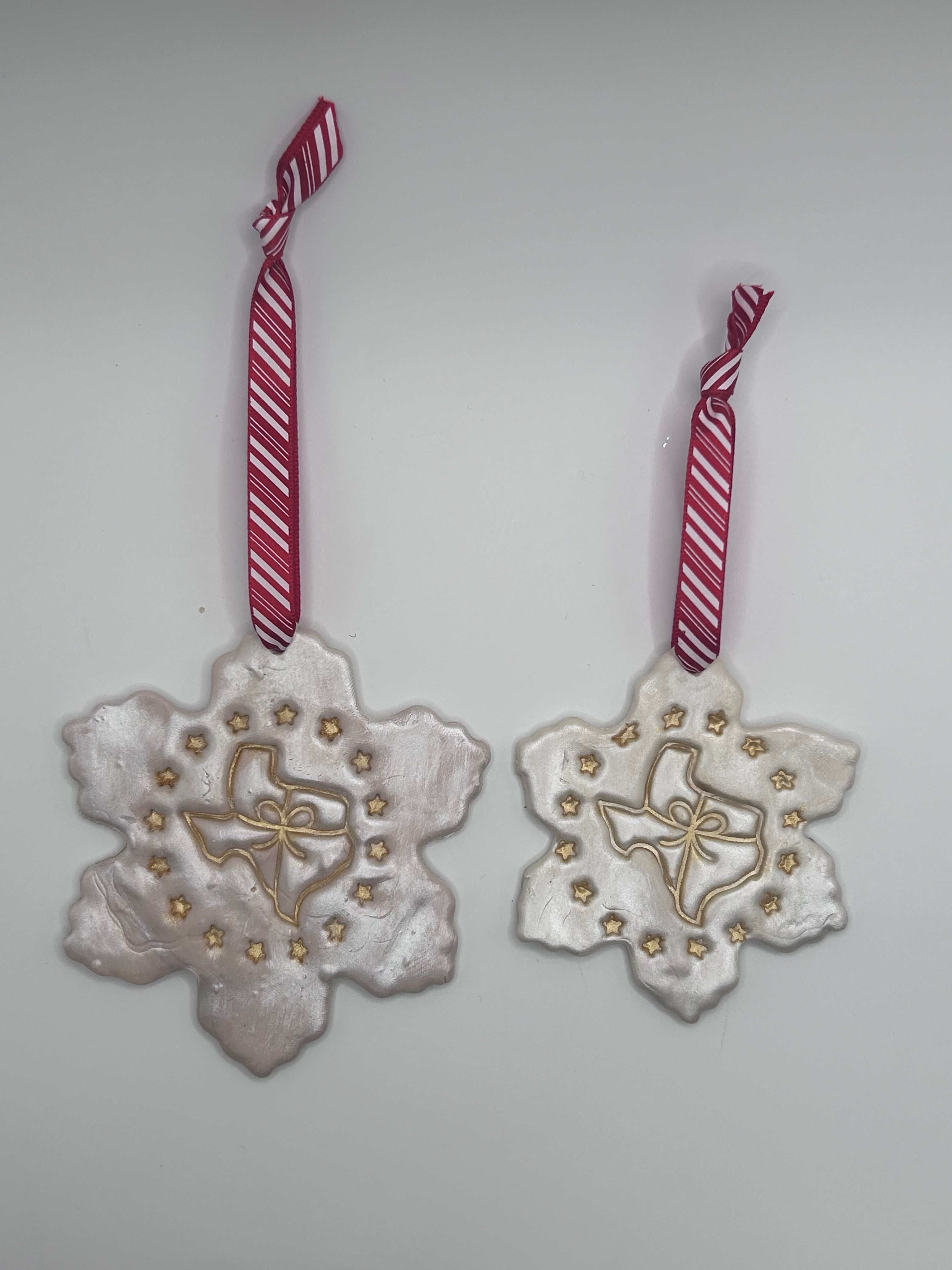 Texas Snowflake Ornaments