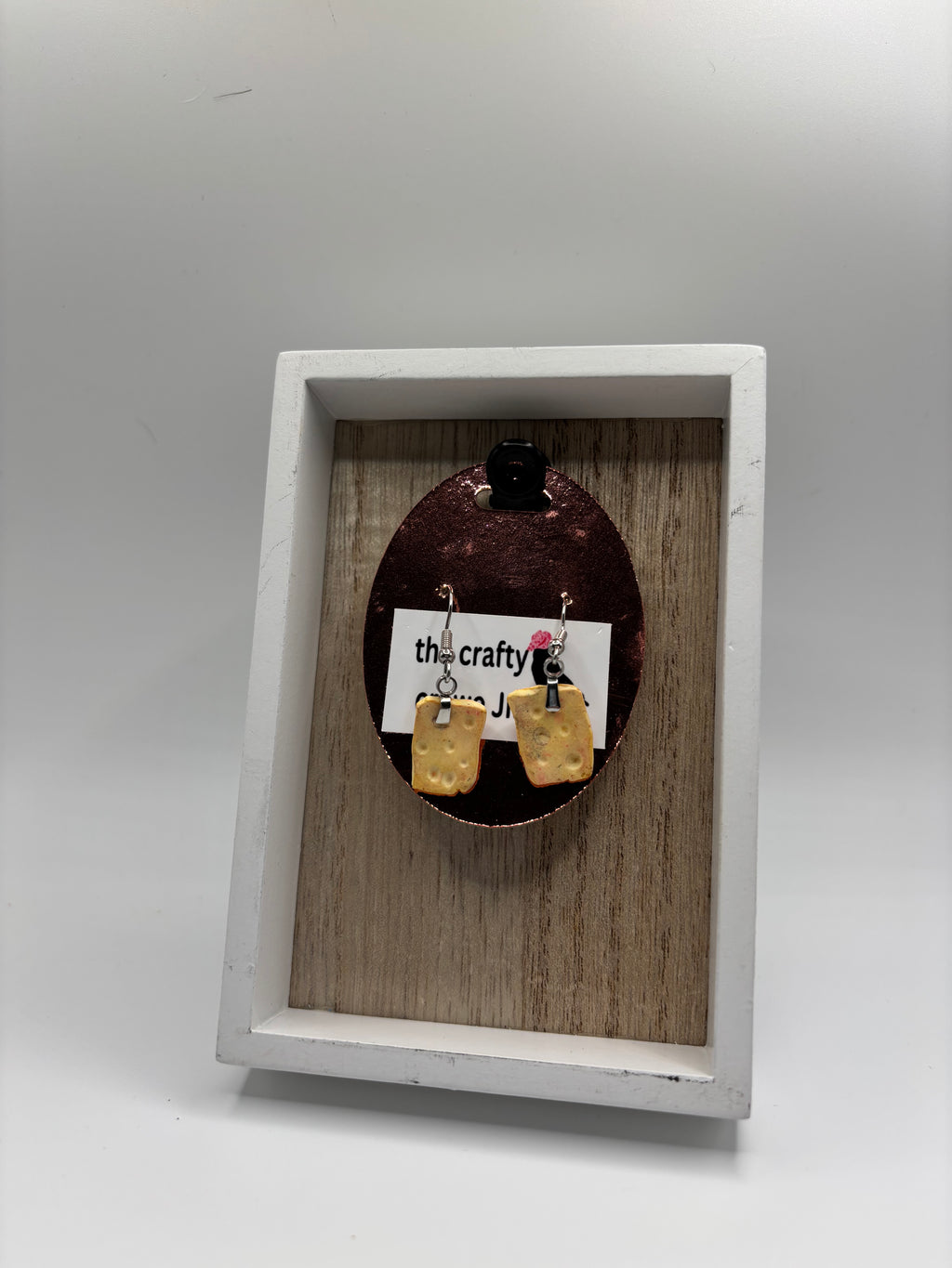 Cheese earrings