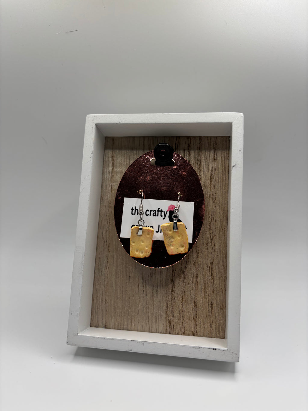 Cheese earrings