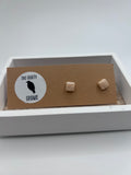 Shimmer Square Studs