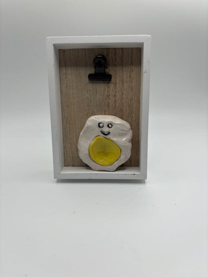 Egg worry  stone