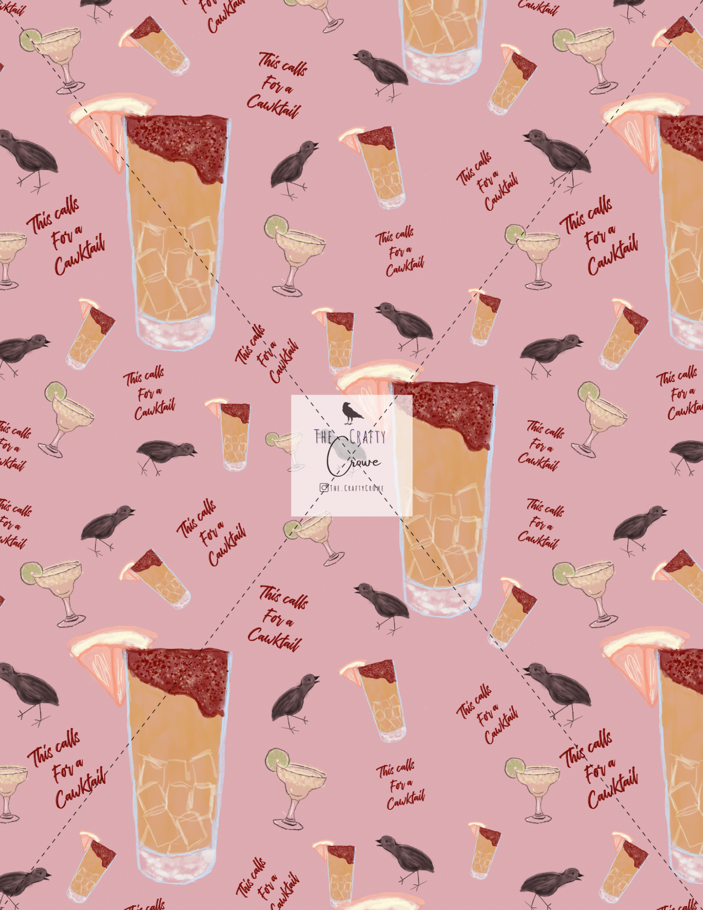 Calls for a cawktail Composition Notebook
