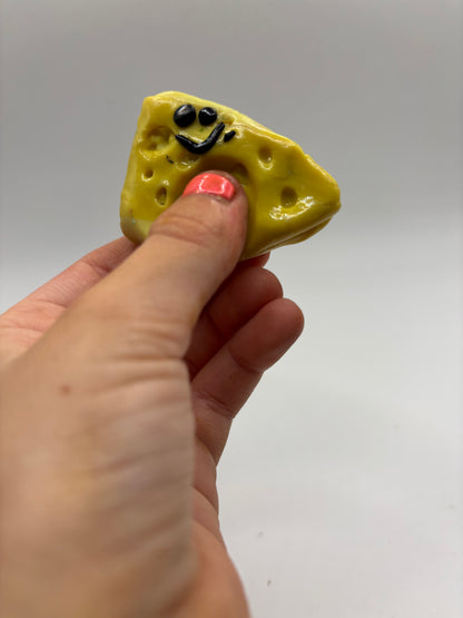 Cheese worry stone