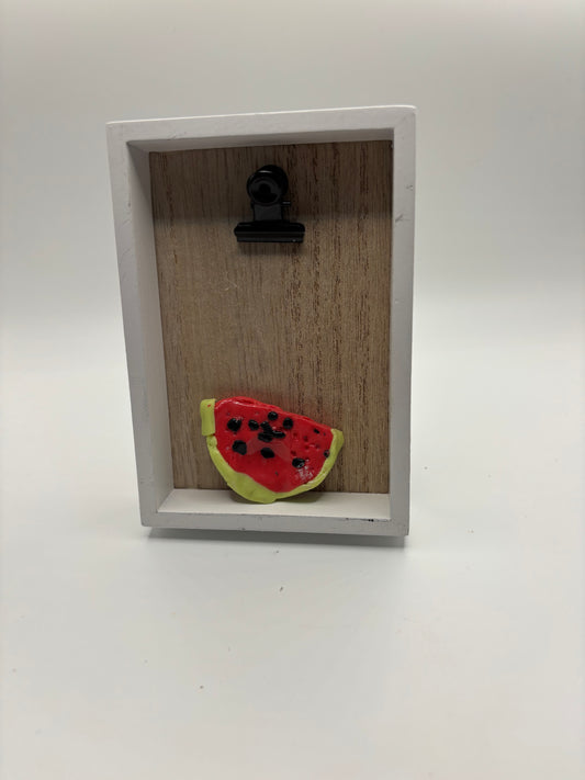 Watermelon worry stone