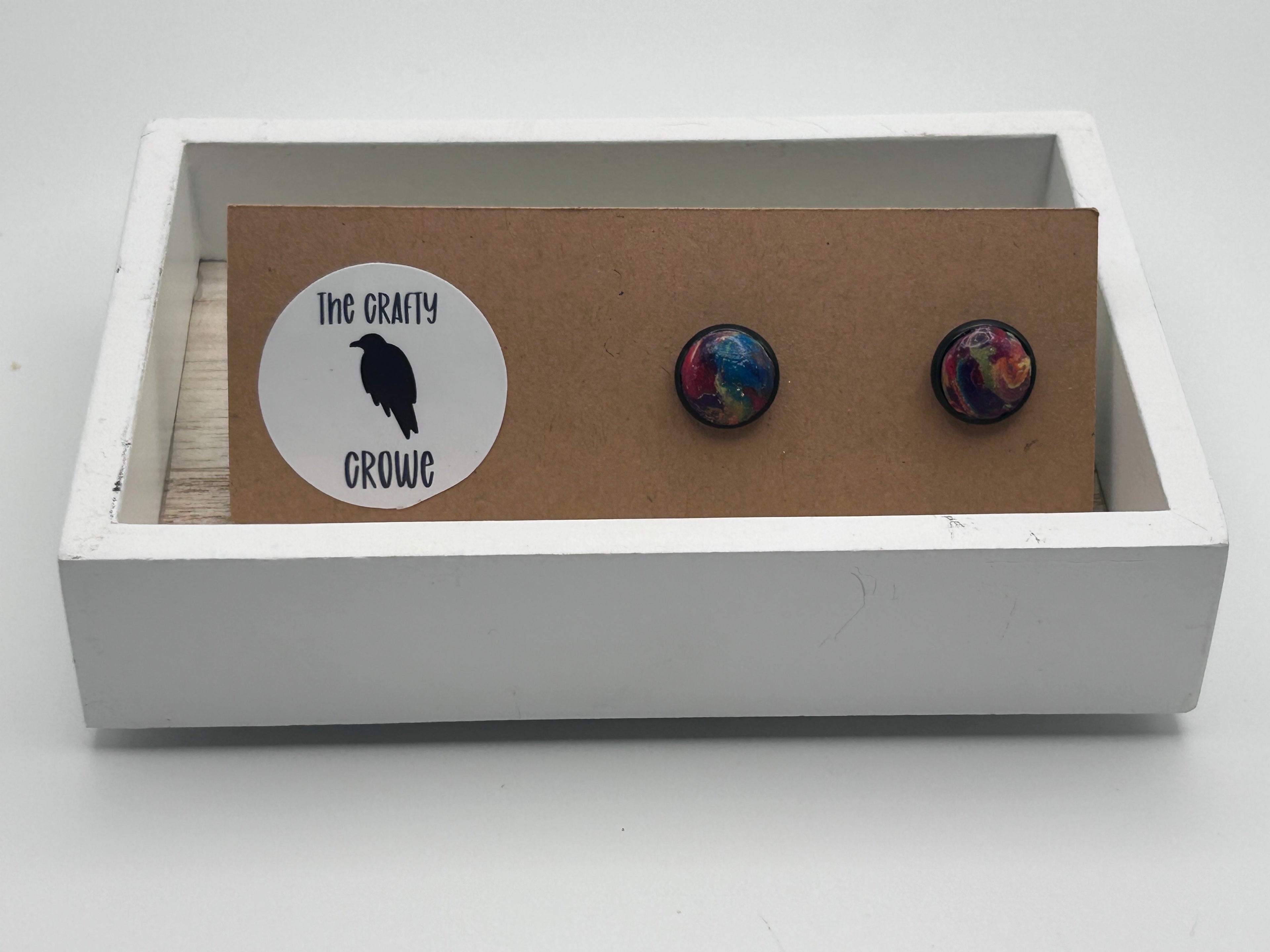 Multicolor Button Studs