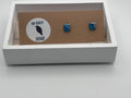 Turquoise Square Studs
