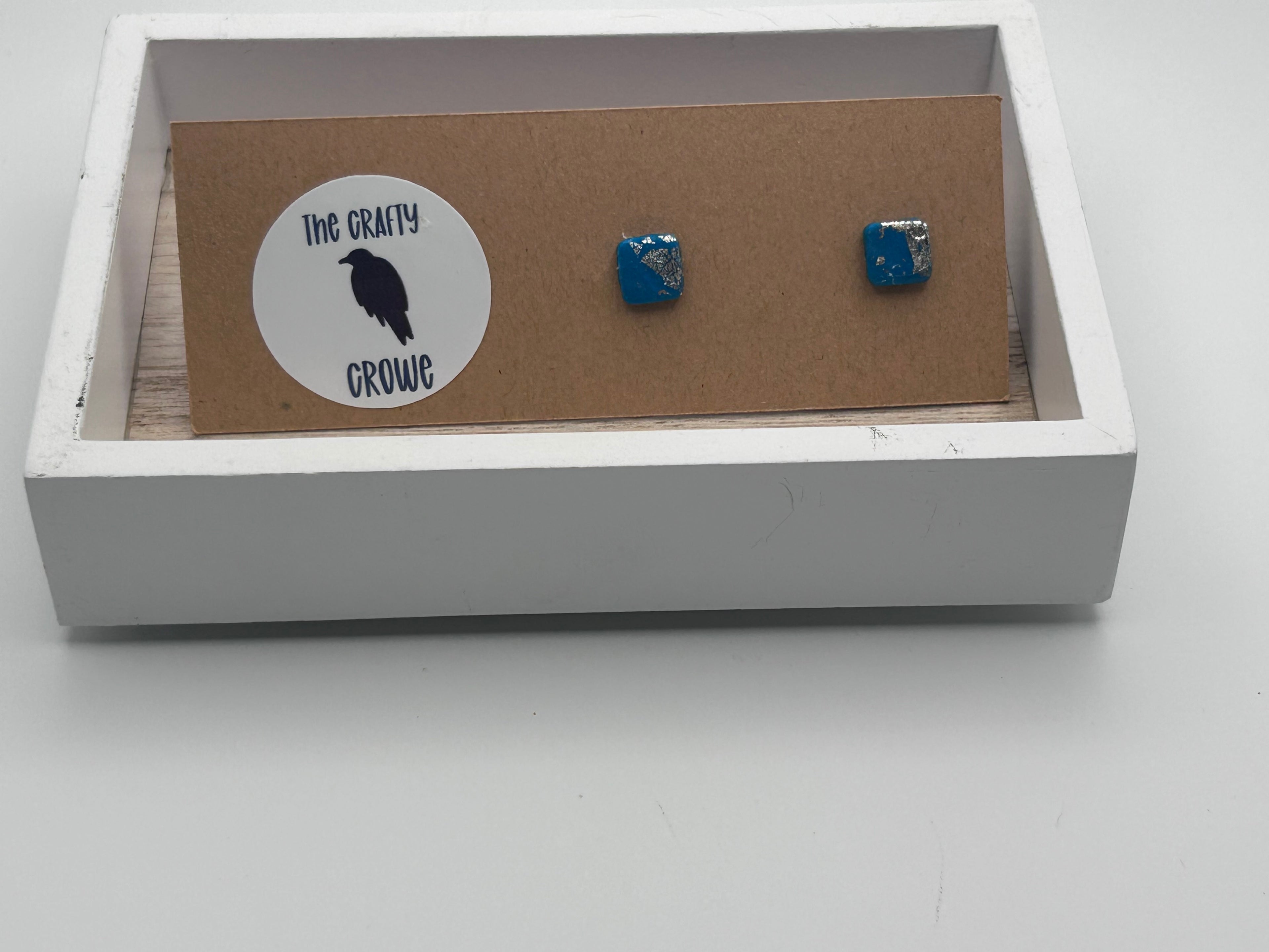 Turquoise Square Studs
