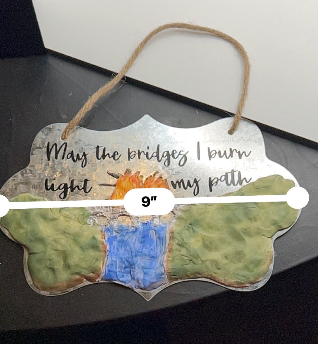 Metal Home Decor Sign