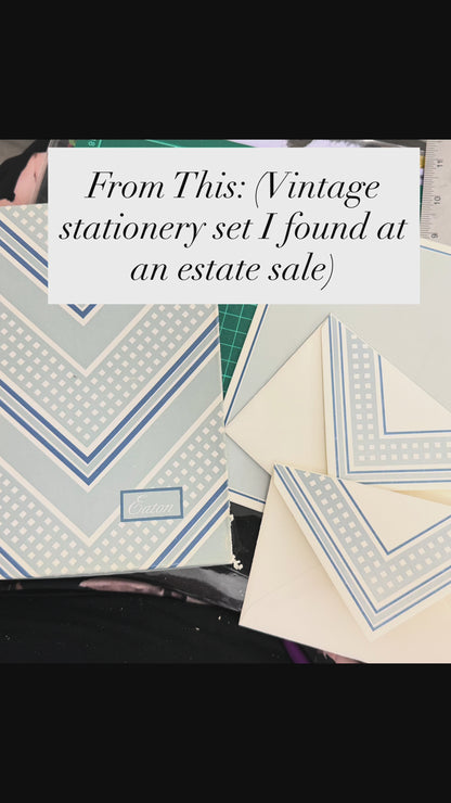 Vintage Stationery Set Journal (Eaton)