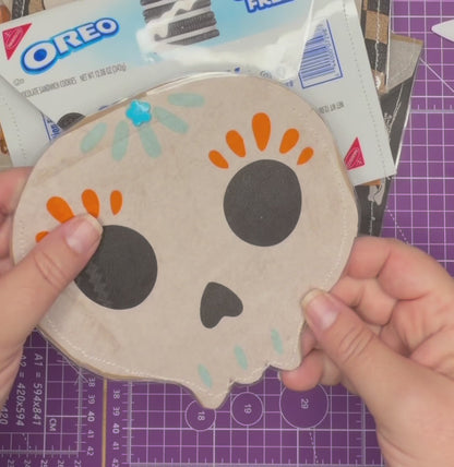 Sugar Skull Ephemera Pouch