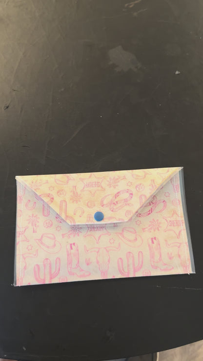 Pink Cowgirl Ephemera/Accessory Pouch